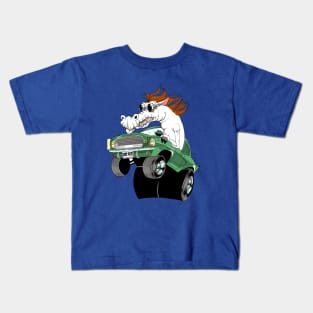 Green Mustang!!! Kids T-Shirt